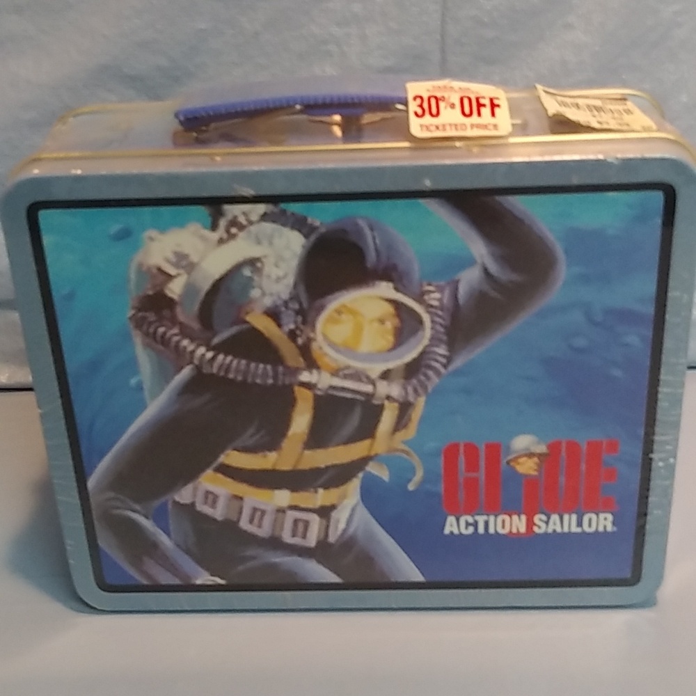 1998 GI Joe Action Sailor Lunch Box Collectible Tin Sealed New